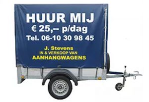 Aanhanger met huif/Rijbewijs B-image