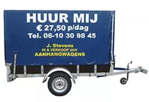 Aanhanger met huif/Rijbewijs B-image