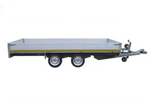 Plateauwagen Lengte: 400 CM Breedte: 180 CM /Rijbewijs:BE-image