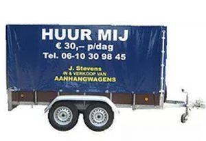 Aanhanger met huif/Rijbewijs B-image