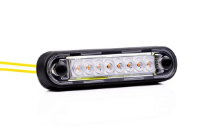 LED markeringslicht -lang amber | 12-24v | 0,15m. kabel-image